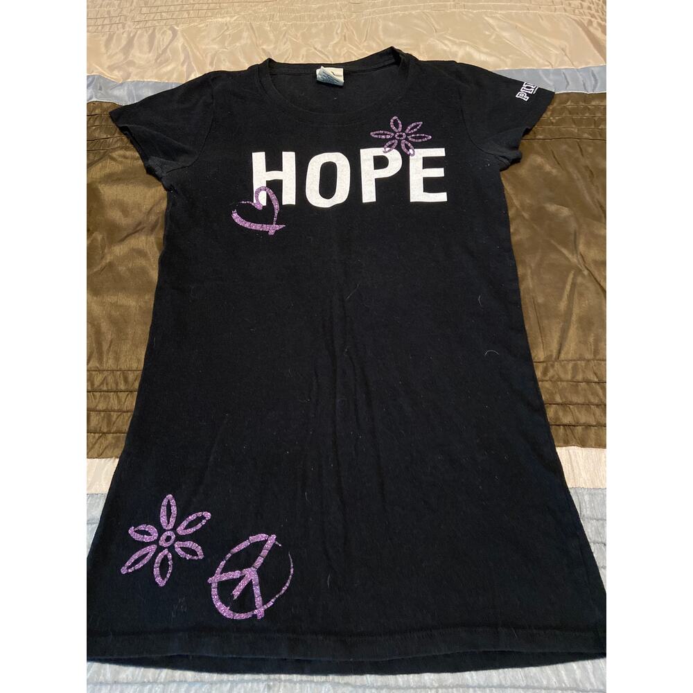 Victoria's Secret Pink Hope Vintage T-Shirt Baby Tee Size Small (S)